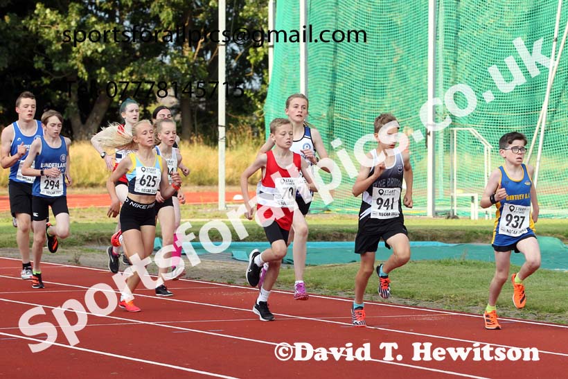800 metres, 2021 North East Grand Prix 6, Monkton, Wednesday, August 4th. Photo: David T. Hewitson/Sports for All Pics